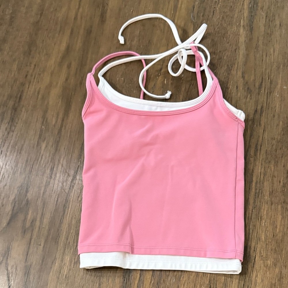 Acta Tori collab pink workout tank xs